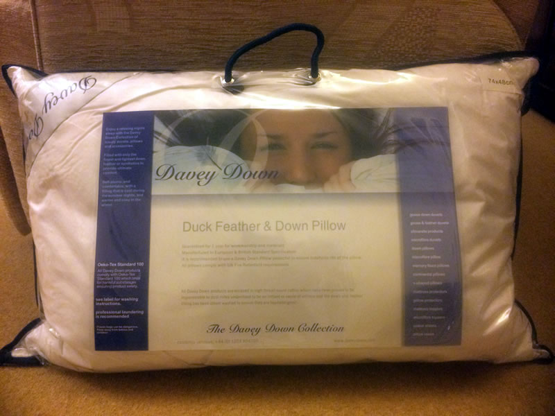Feather & Down Pillows No Mite & Downfresh Certificated