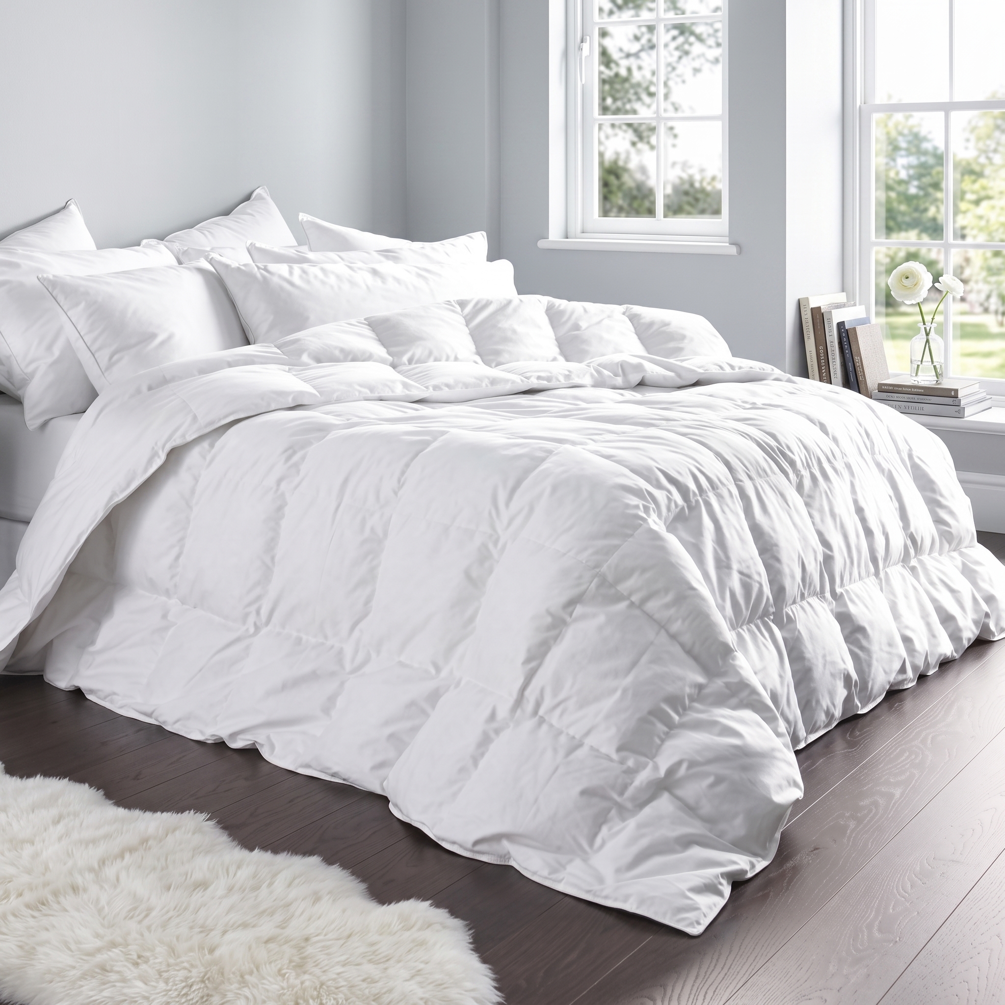 European White Goose Down Luxury Duvet (NOMITE & Downfresh Certified)