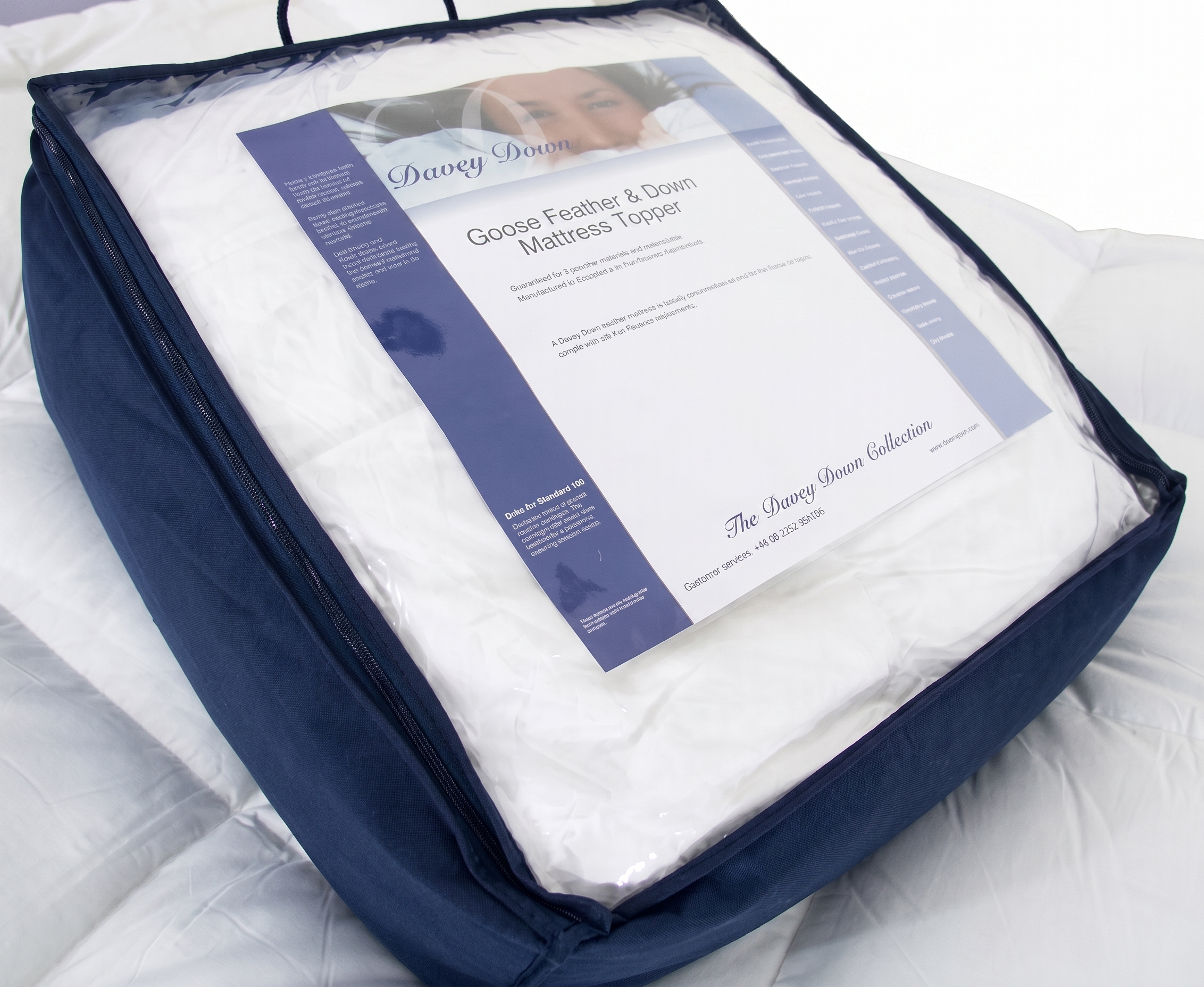 Goose Feather & Down Luxury Mattress Topper (NOMITE & Downfresh Certified)