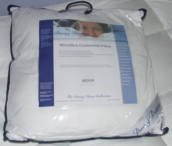 Microfibre Continental Square Pillow